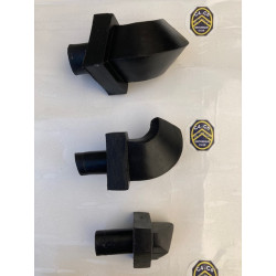 Embout pour pare-choc arrière Chromos - Grand modèle pour Citroën C4G - C6G