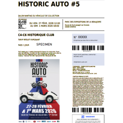 Billet Historique Auto Nantes 2026