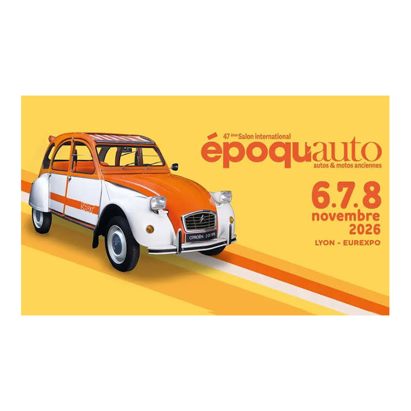 Billet salon Époq'Auto 1 jour - 6, 7 ou 8 novembre 2026