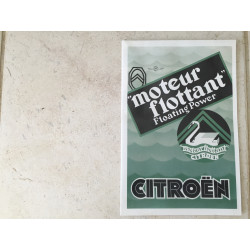 Documentation Citroën à moteur flottant